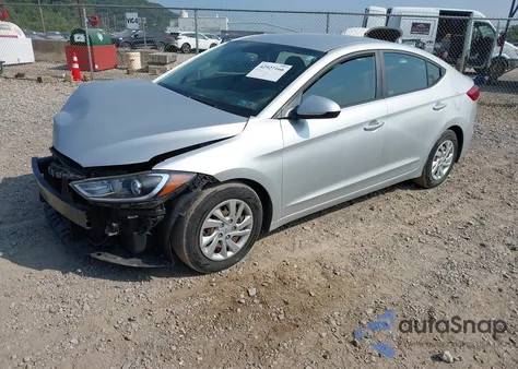 2018 Hyundai Elantra Se из США, поврежденный, VIN 5NPD74LF9JH262284